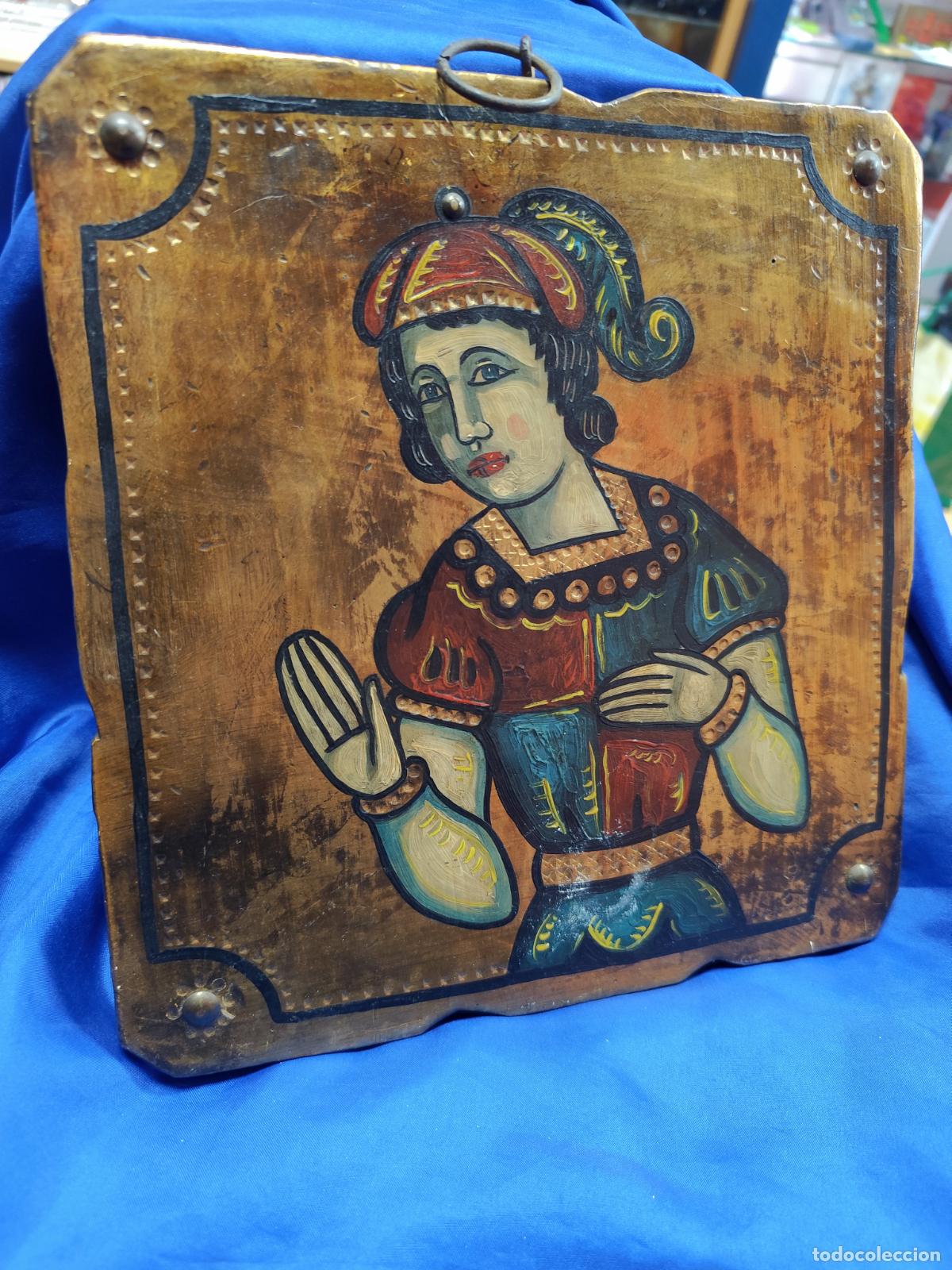 Arte: CUADRO PINTADO SOBRE MADERA - Foto 1