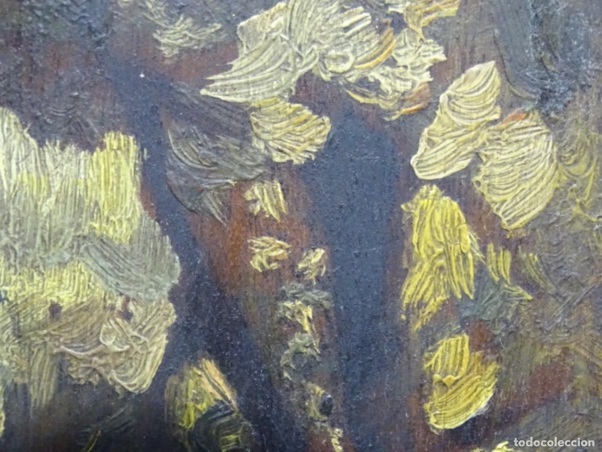 Arte: &Oacute;LEO SOBRE TABLA ANONIMO CIRCULO FRANCISCO GIMENO. - Foto 9