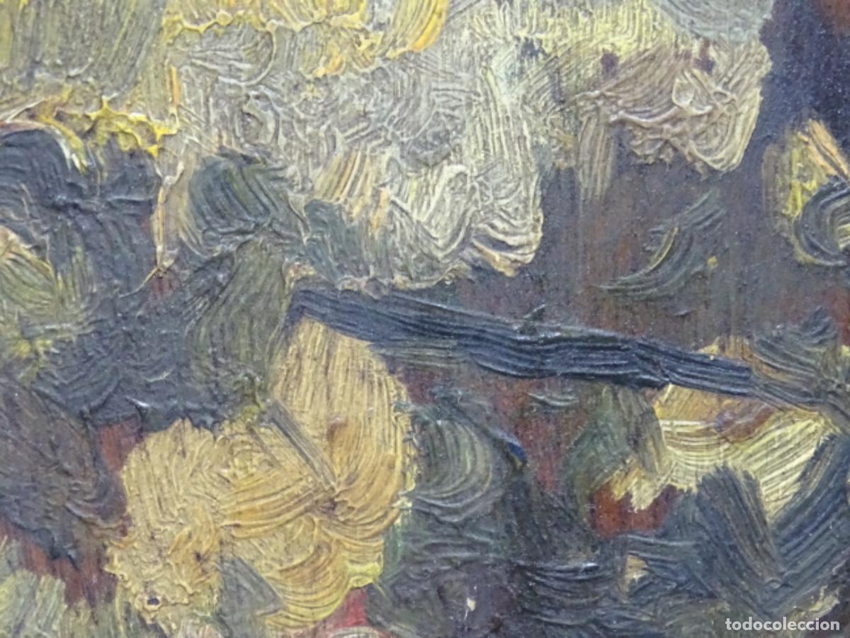 Arte: &Oacute;LEO SOBRE TABLA ANONIMO CIRCULO FRANCISCO GIMENO. - Foto 10