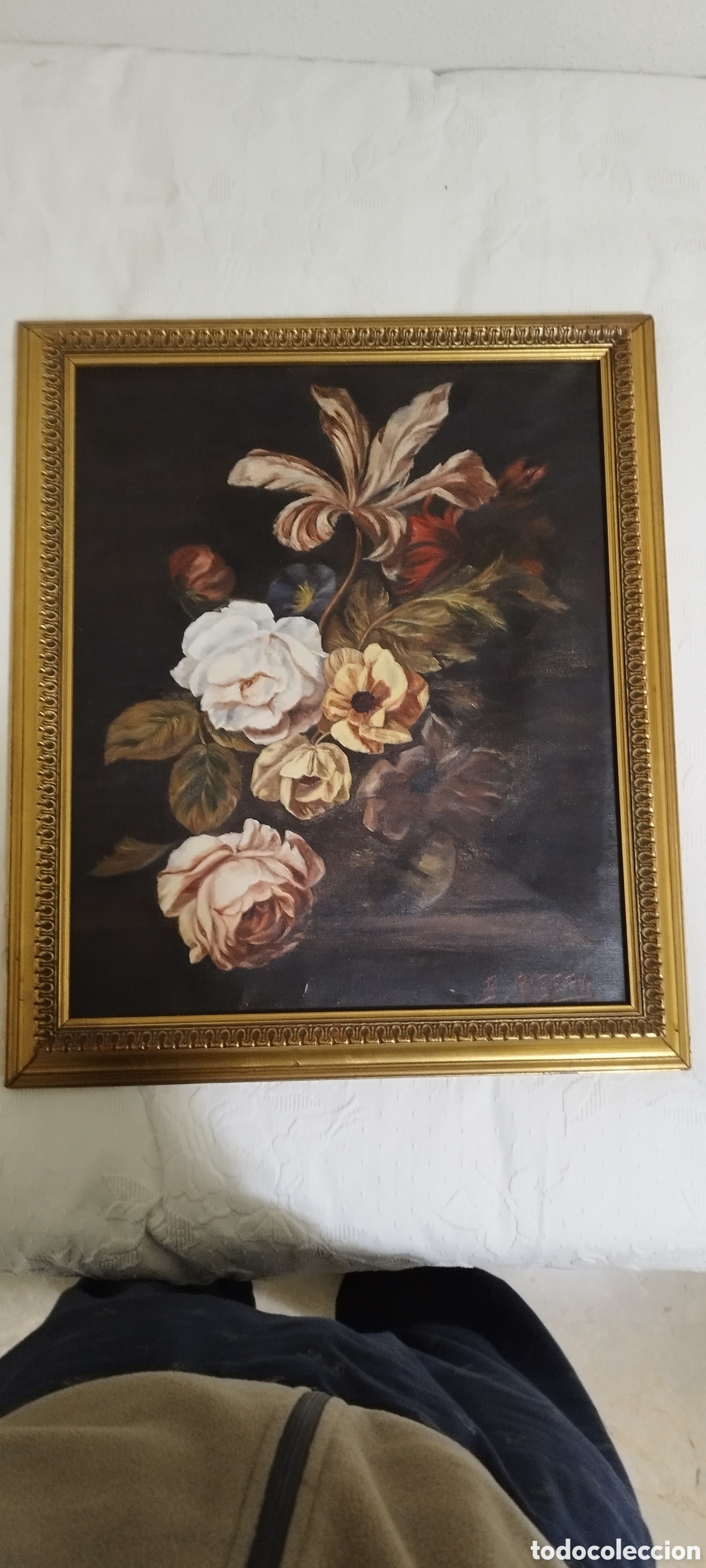Arte: Oleo sobre lienzo flores - Foto 4