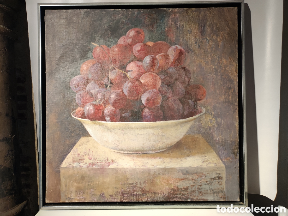Arte: Bodeg&oacute;n de frutas firmado - Foto 1