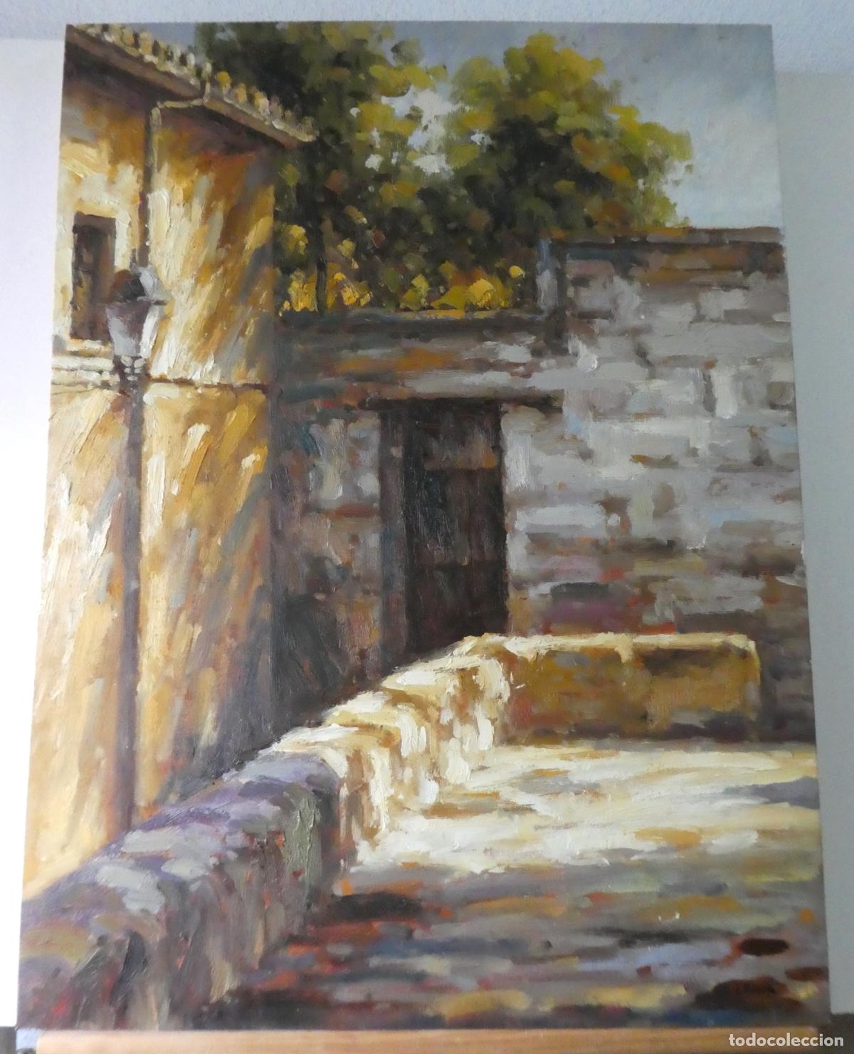 Arte: Bonito oleo firmado A. Huerta ,mide 80X60 cm