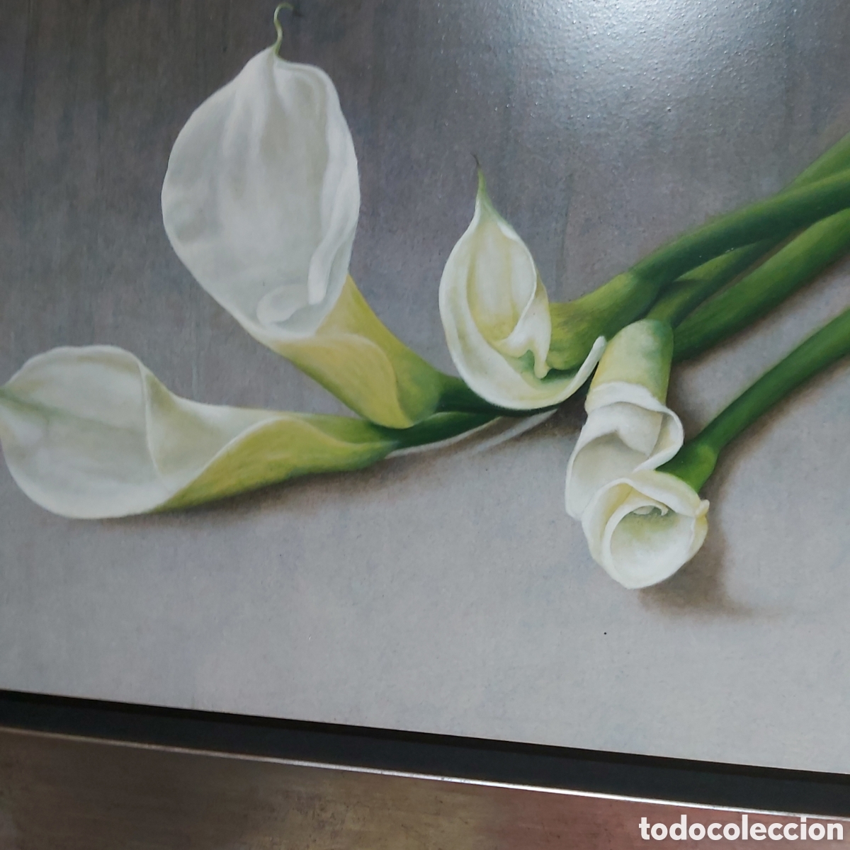 Arte: Cuadro pintado al &oacute;leo en madera - Foto 2