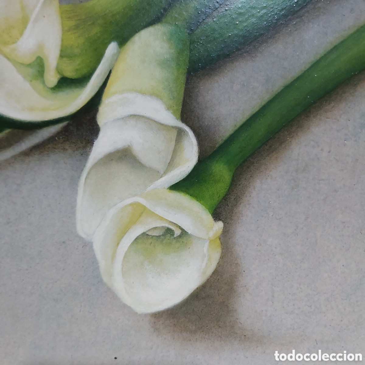 Arte: Cuadro pintado al &oacute;leo en madera - Foto 3