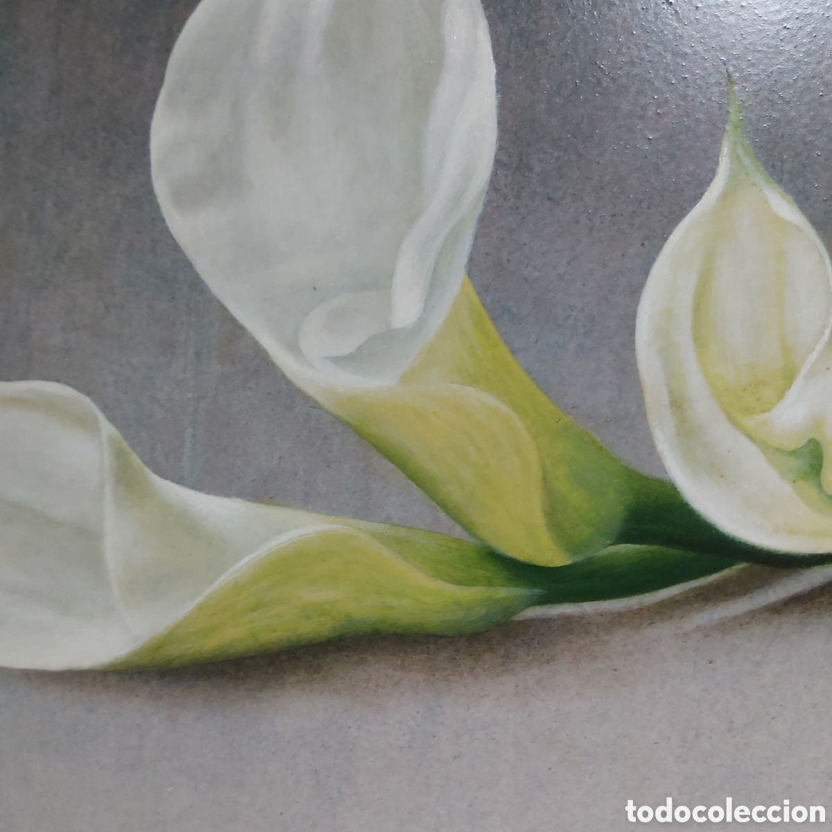 Arte: Cuadro pintado al &oacute;leo en madera - Foto 4