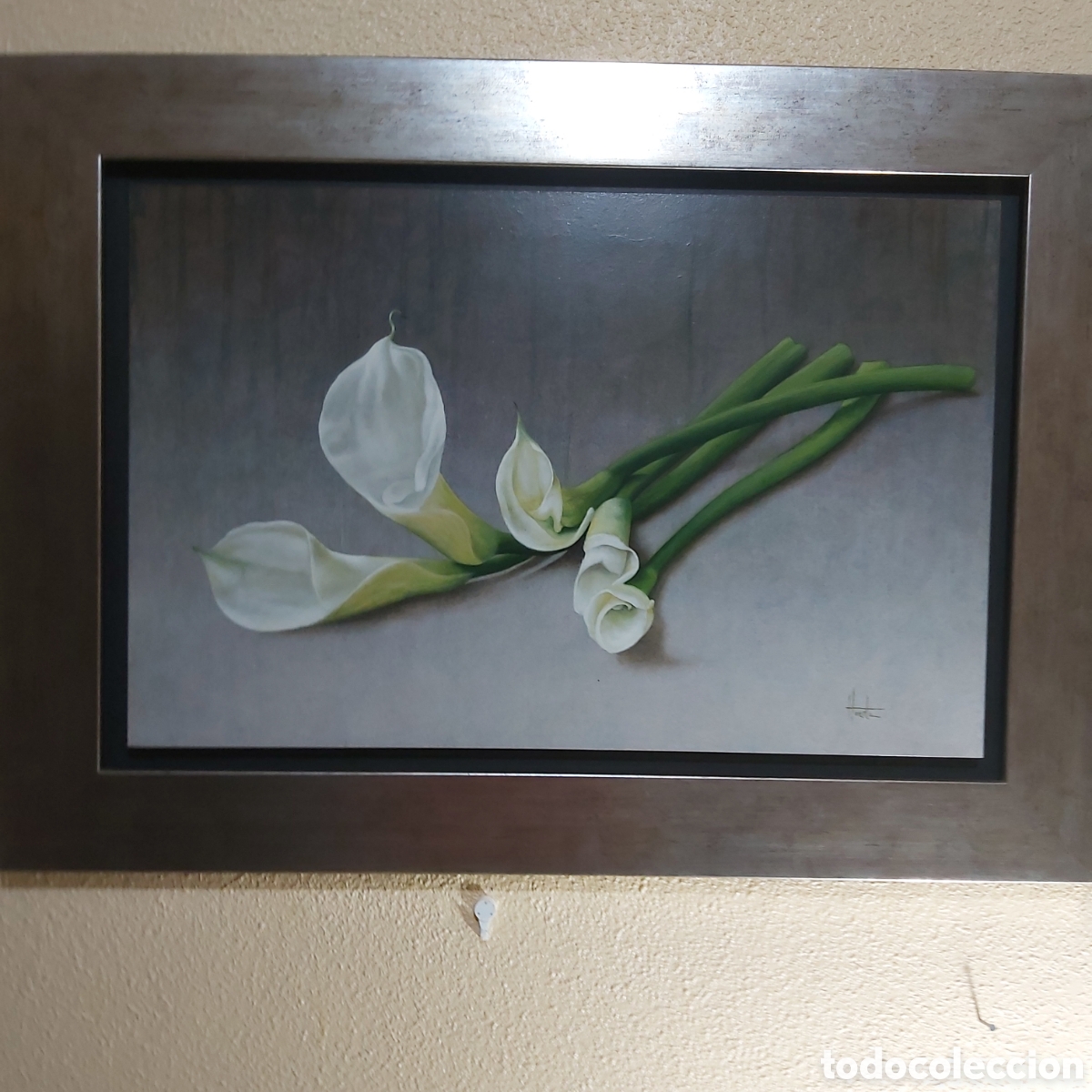 Arte: Cuadro pintado al &oacute;leo en madera - Foto 1