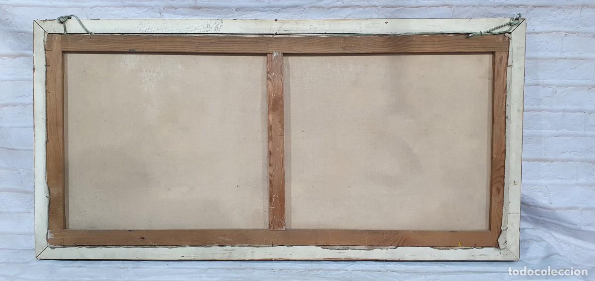 Arte: antiguo oleo sobre lienzo - Foto 7
