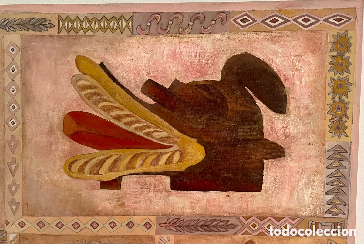 Arte: M&aacute;scaras africanas. Oleo. - Foto 6