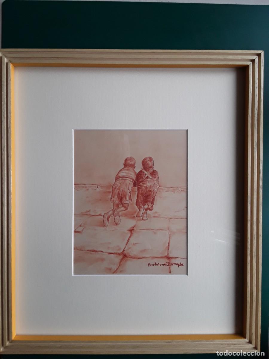 Arte: CUADRO a sanguina enmarcado. - Foto 3