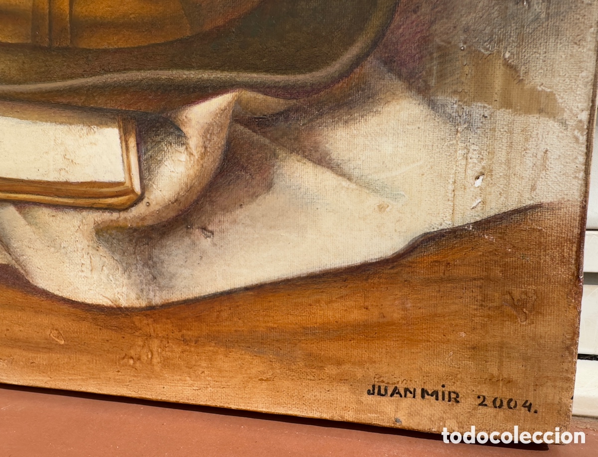 Arte: Oleo sombrero y libros Juan Mir - Foto 2