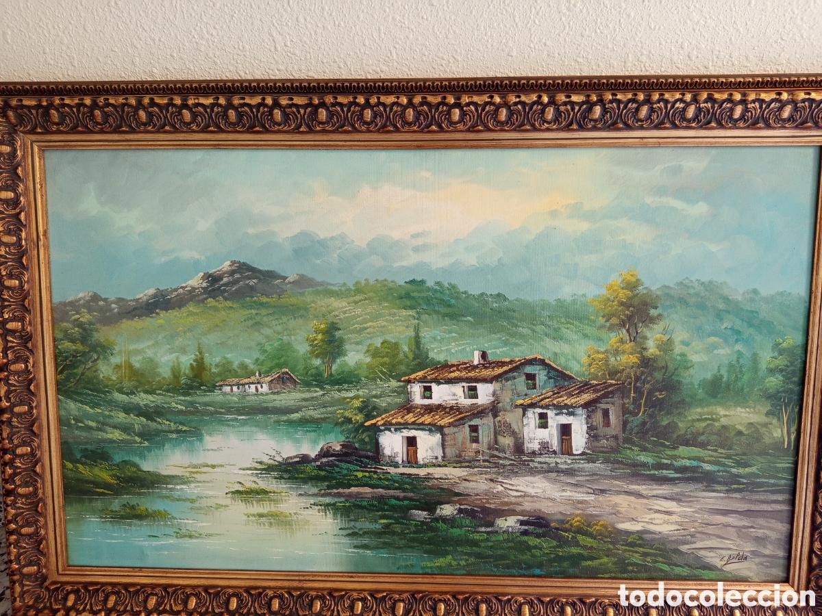 Arte: Cuadro antiguo firmado Belda - Foto 2