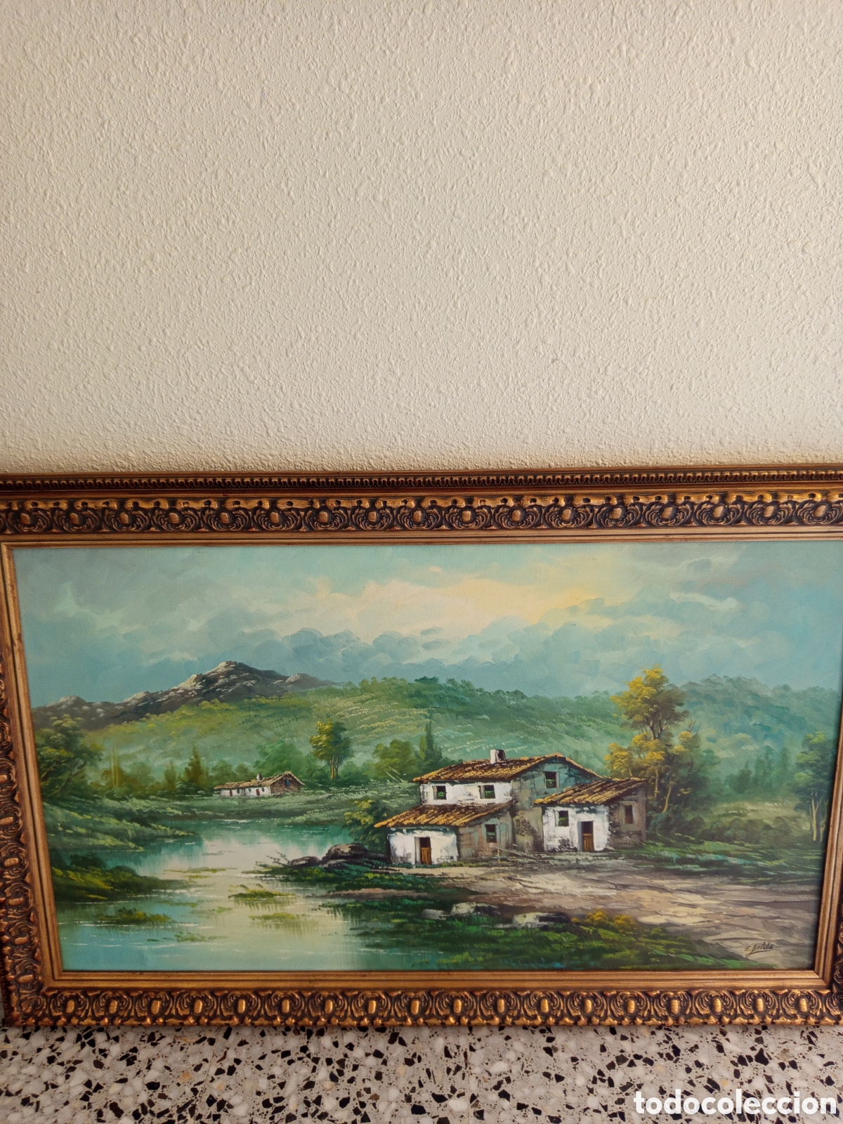 Arte: Cuadro antiguo firmado Belda - Foto 5
