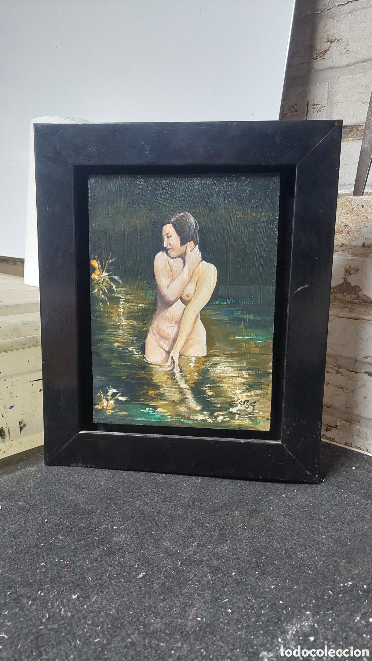 Arte: Desnudo en el estanque. - Foto 2