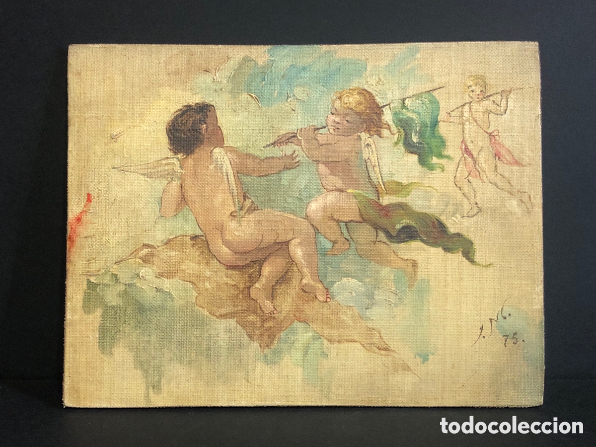 Arte: Oleo sobre tabla 22.5x17.5cm - Foto 1