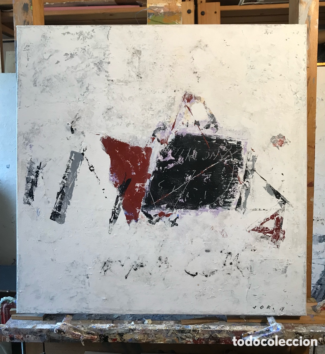 Arte: Cuadro abstracto sin titulo de JOR - Foto 1