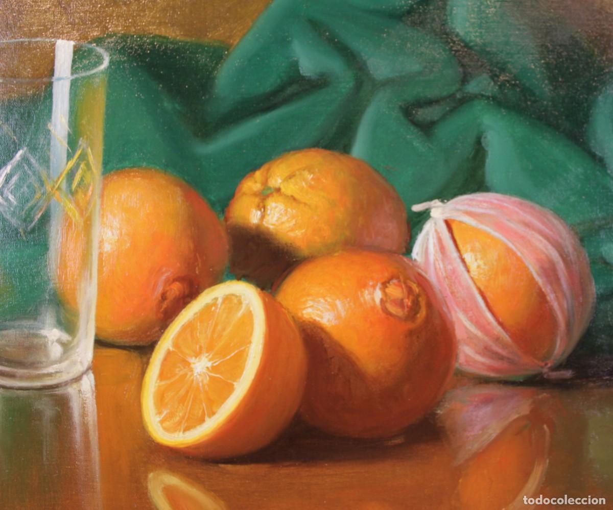 Arte: Francisco Domingo Castell&aacute; (1920-2011) &ndash; Bodeg&oacute;n con naranjas - Foto 3