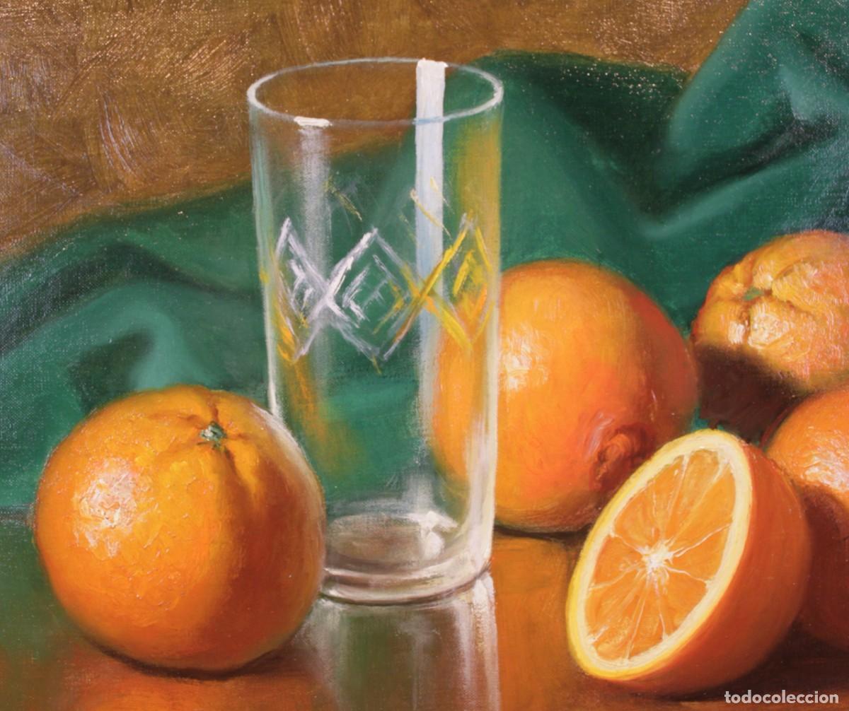 Arte: Francisco Domingo Castell&aacute; (1920-2011) &ndash; Bodeg&oacute;n con naranjas - Foto 4