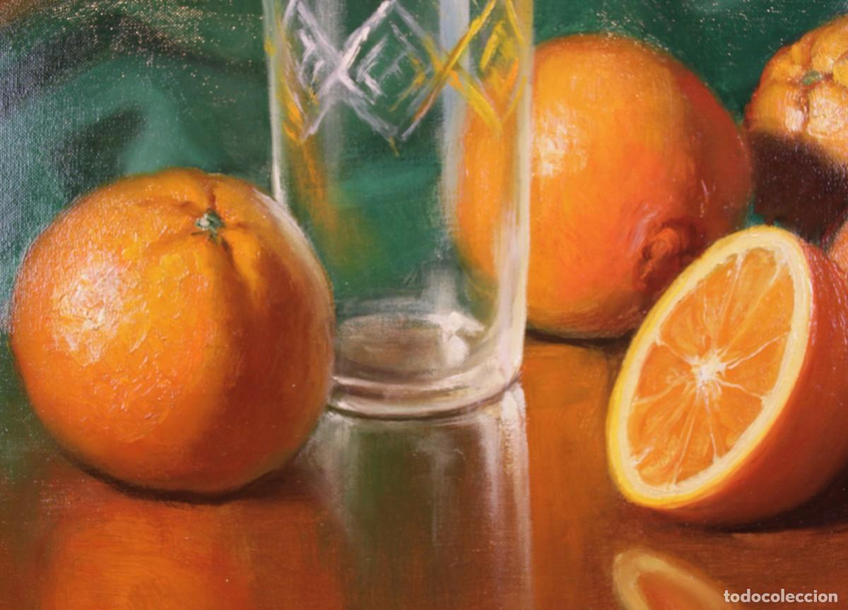 Arte: Francisco Domingo Castell&aacute; (1920-2011) &ndash; Bodeg&oacute;n con naranjas - Foto 6