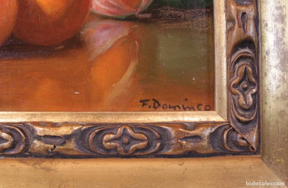 Arte: Francisco Domingo Castell&aacute; (1920-2011) &ndash; Bodeg&oacute;n con naranjas - Foto 8