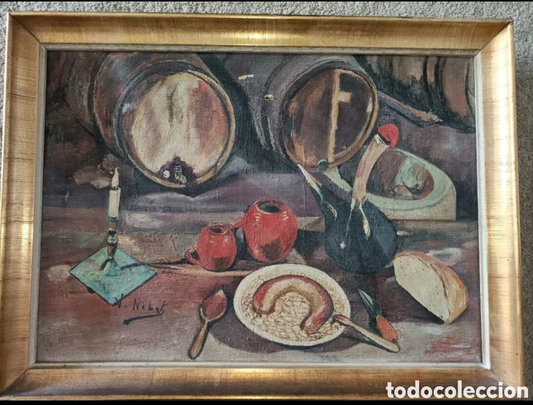 Arte: Nebot oleo de mas de 100 a&ntilde;os. - Foto 1
