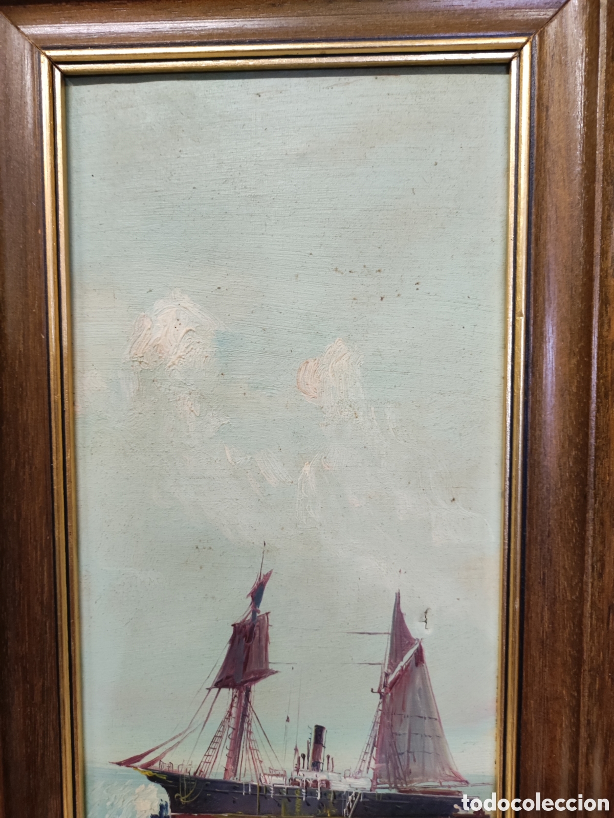 Arte: &Oacute;leo sobre lienzo Marina - Foto 5