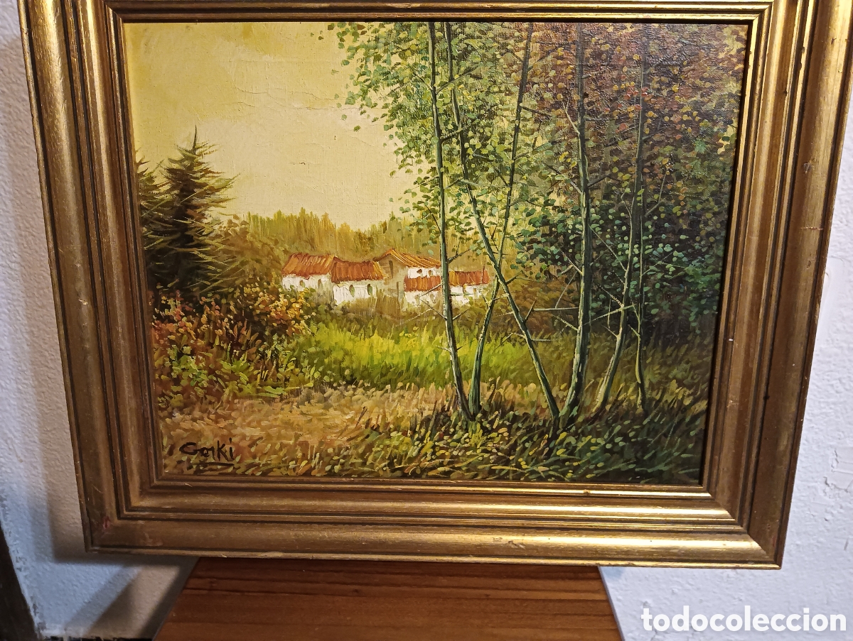 Kunst: Oleo sobre lienzo firmado GORKI