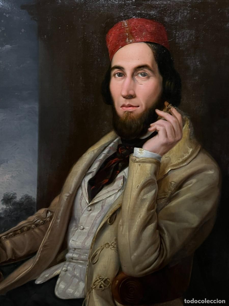 Arte: RETRATO JOVEN CON FEZ ROJO - Foto 14
