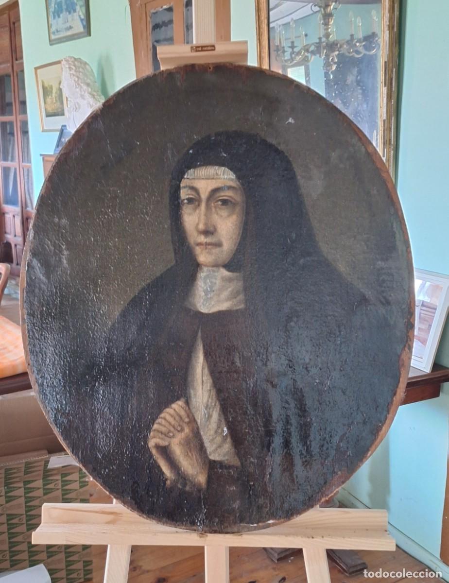 Arte: MONJA, RELIGIOSA, retrato al &oacute;leo. - Foto 2