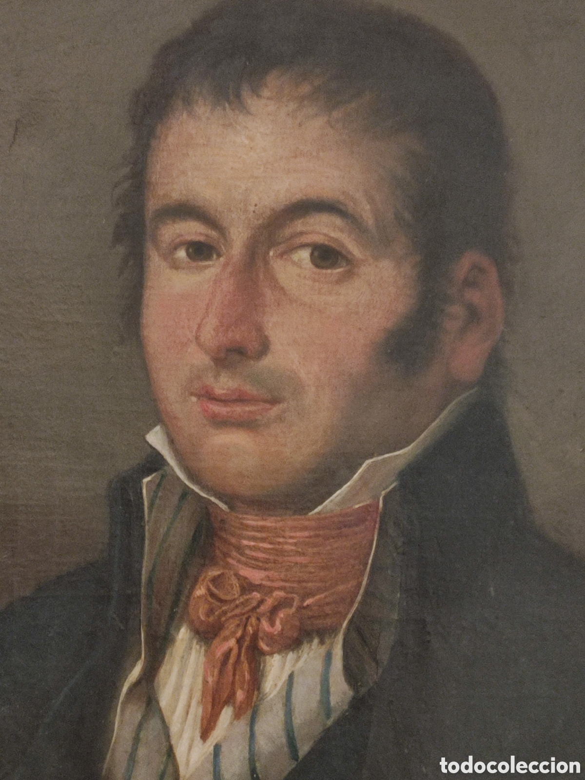 Arte: Cuadro retrato antiguo - Foto 4