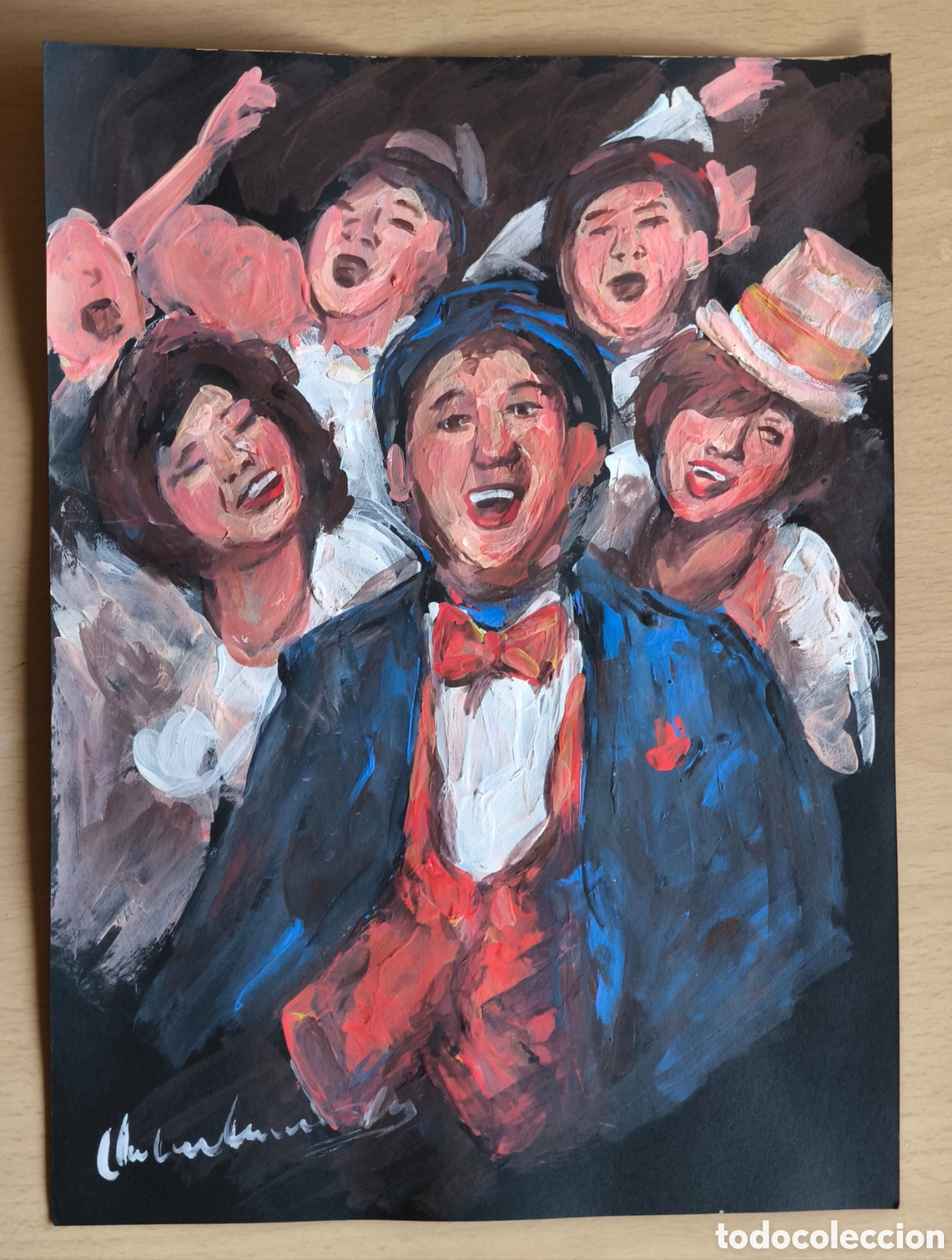 Art: Gente del espect&aacute;culo teatral ( impresionismo )