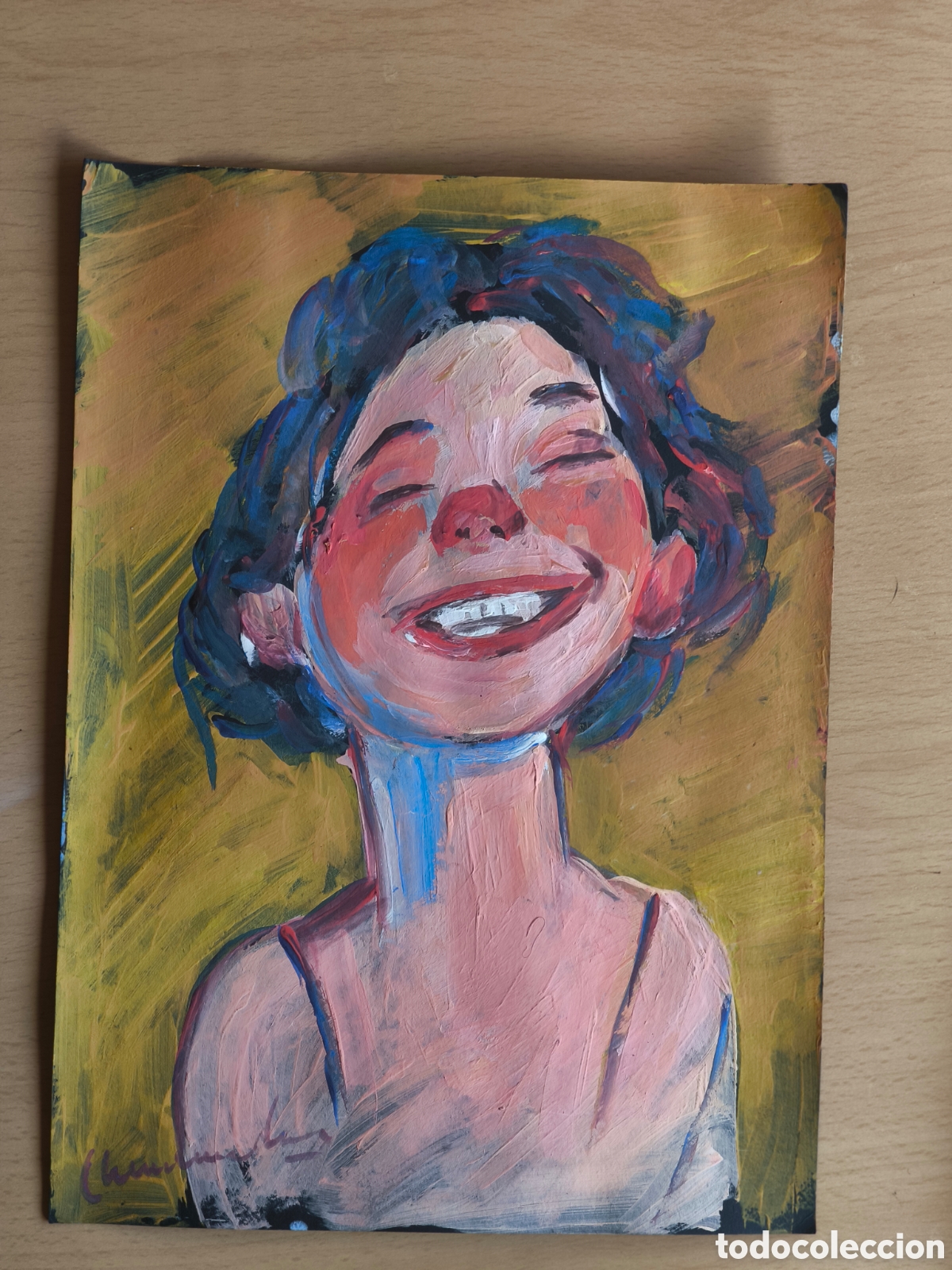 Art: Chica feliz ( expresionismo )
