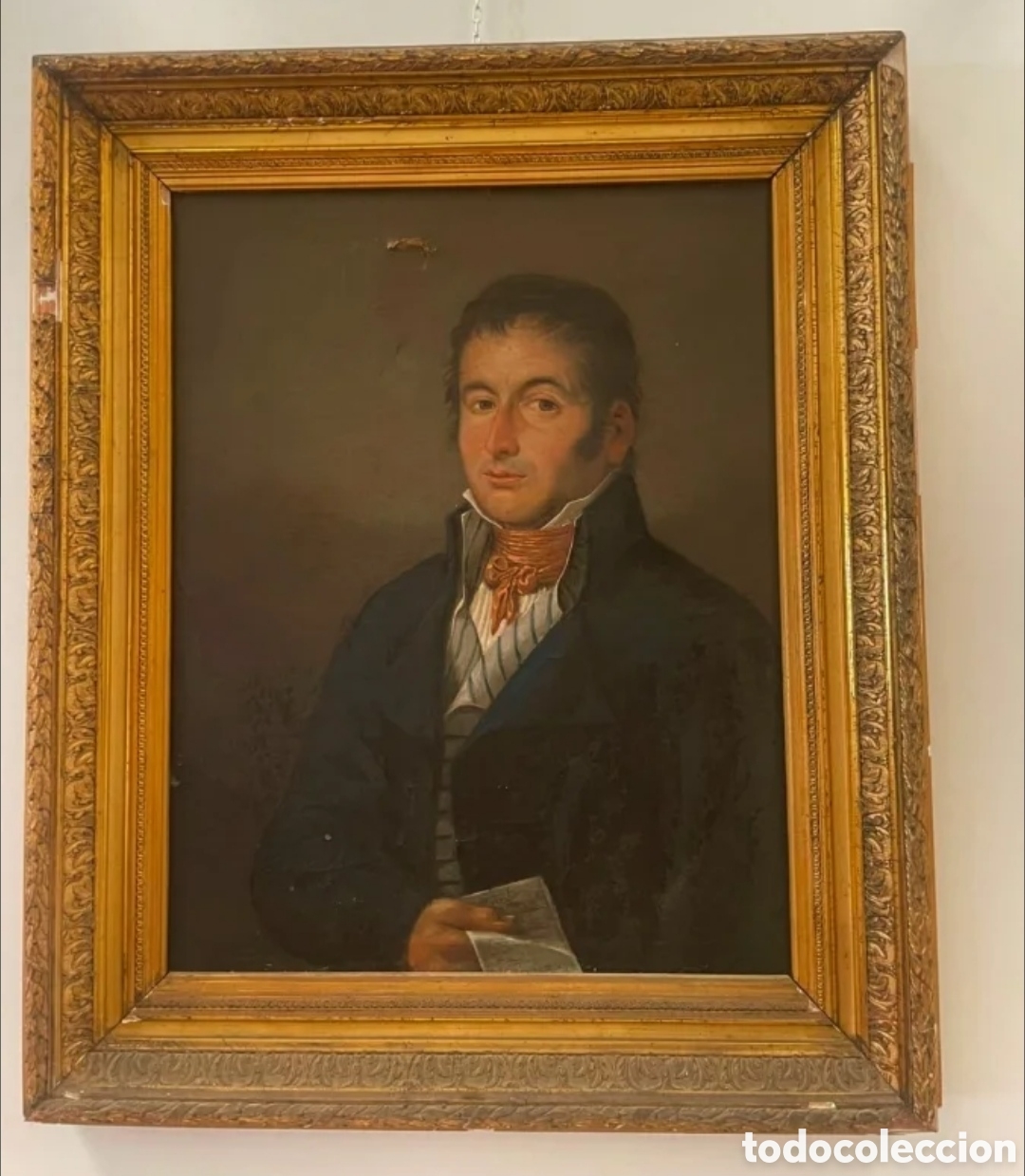 Arte: Cuadro retrato antiguo - Foto 2