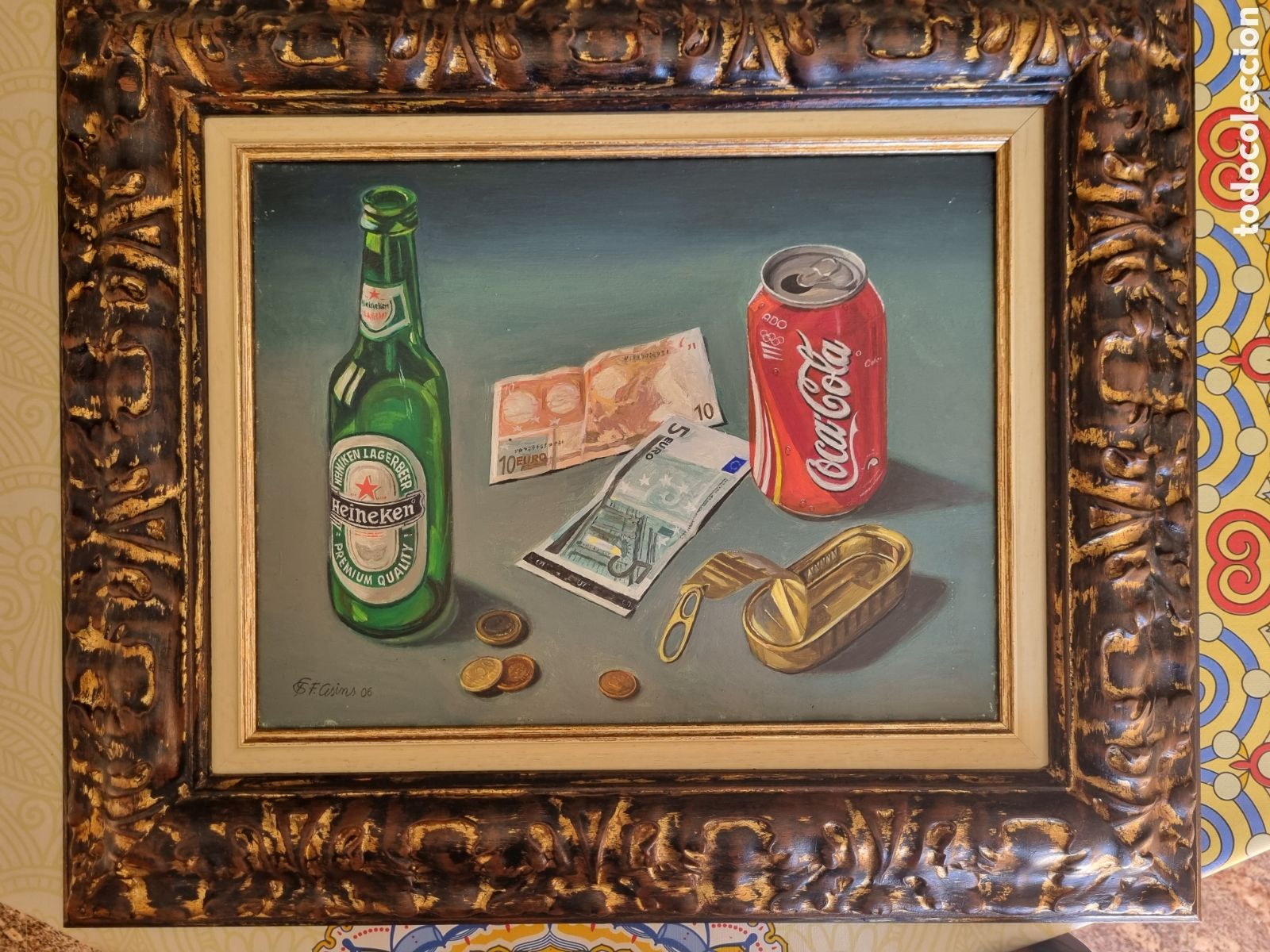 Arte: BODEGON CLASSICO.... - Foto 2