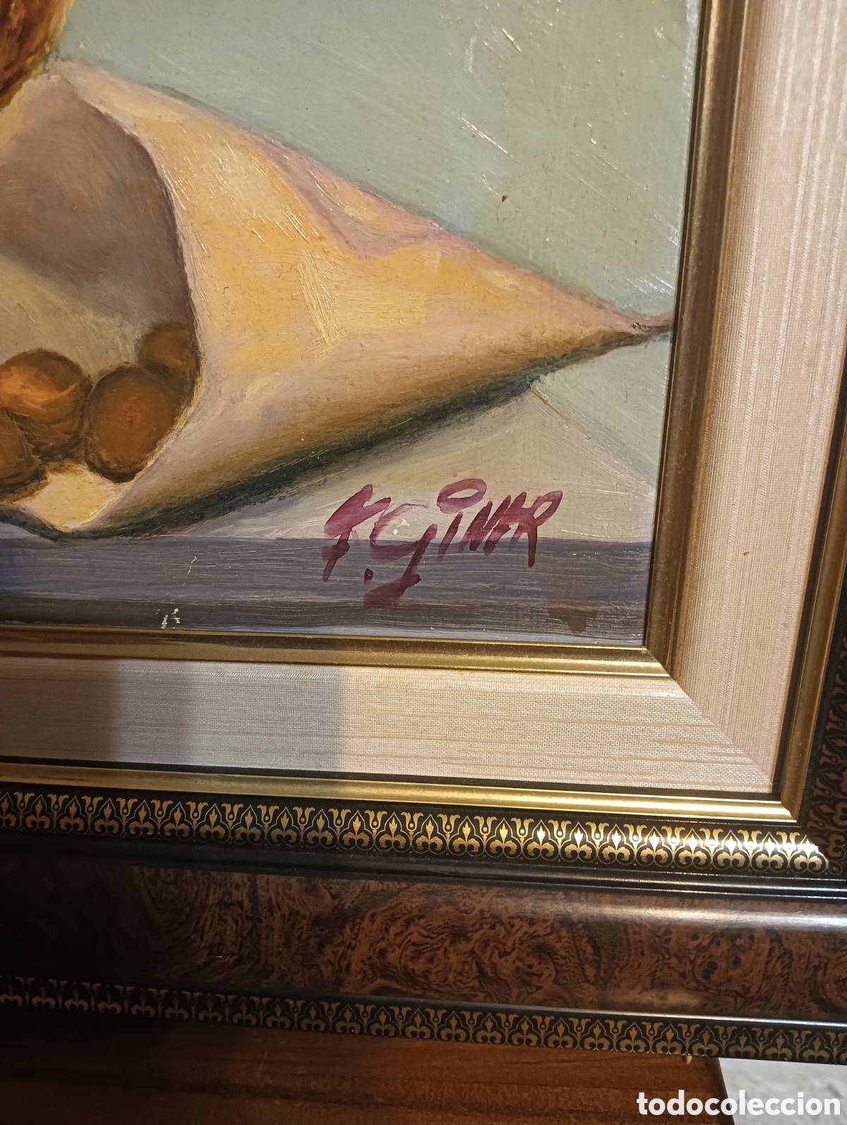 Arte: Oleo de Giner bodegon - Foto 3