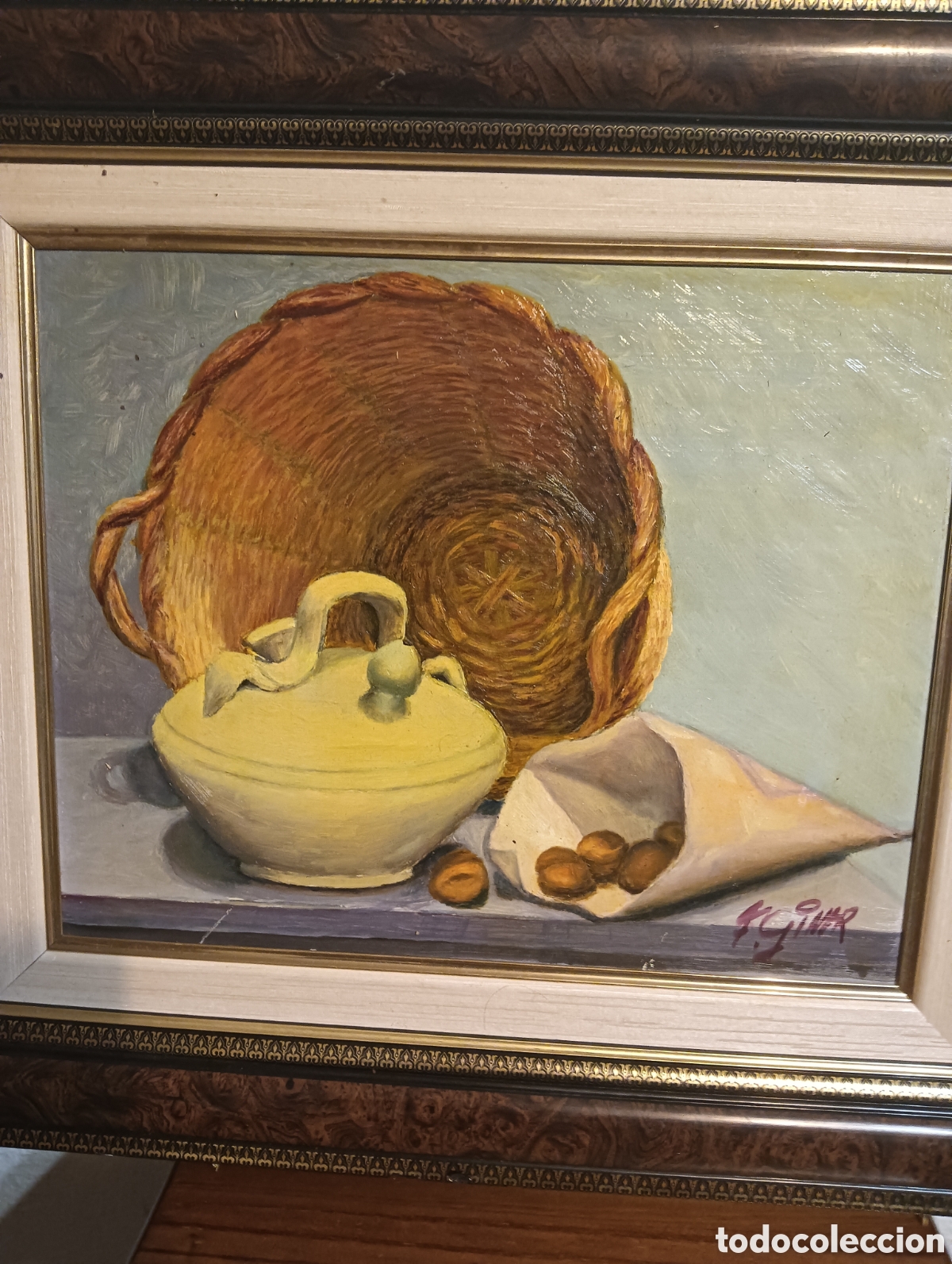 Arte: Oleo de Giner bodegon - Foto 1