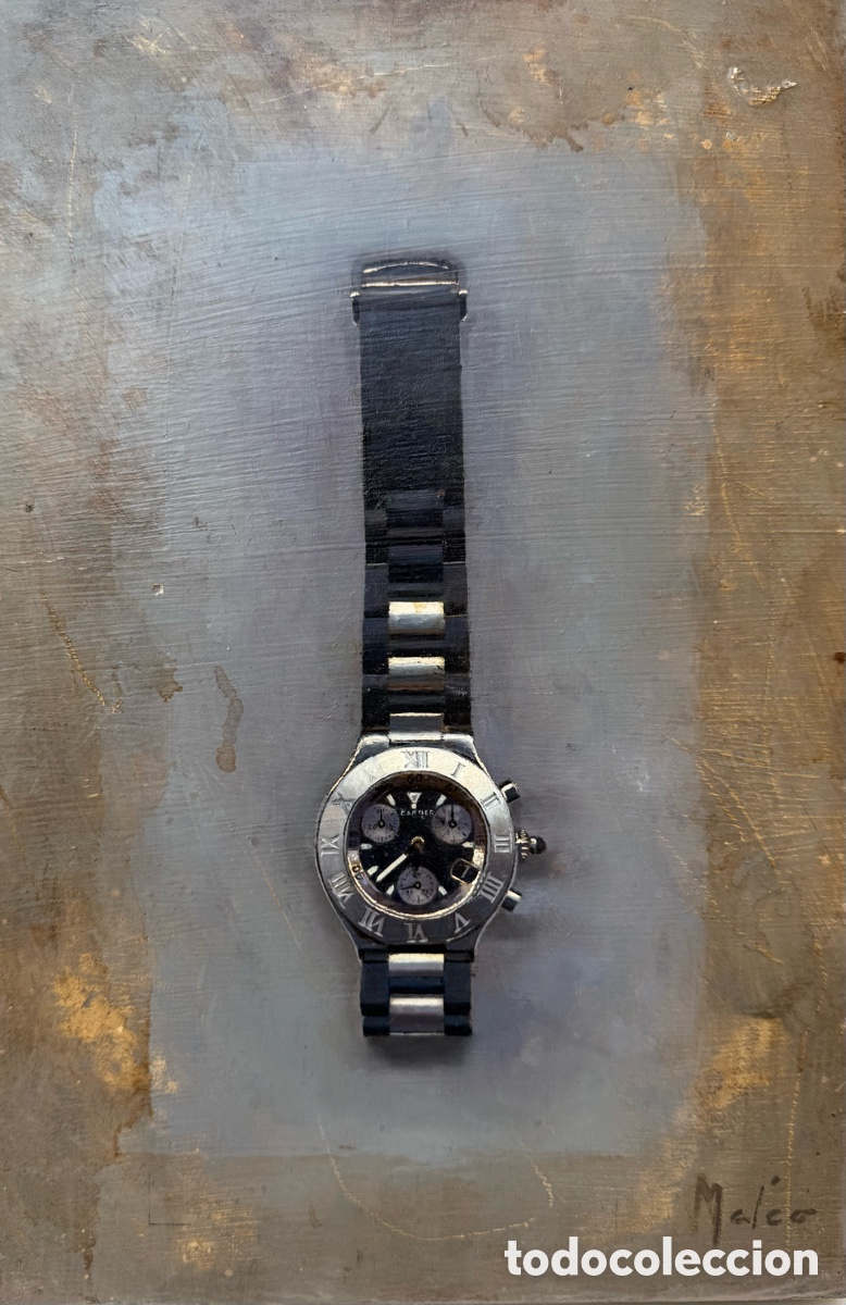 Arte: Reloj pintado de Raul Mateo - Foto 1