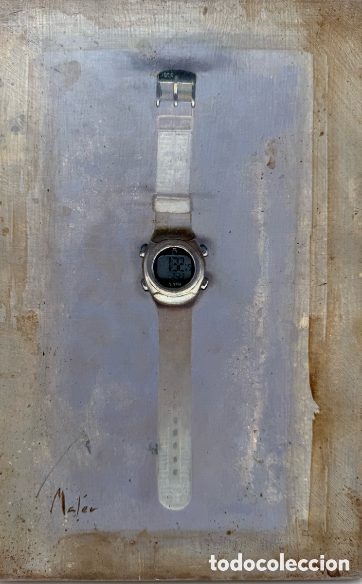 Arte: Reloj pintado 2 de Raul Mateo - Foto 1