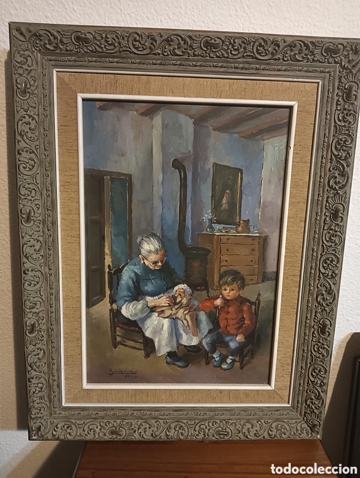 Arte: Oleo/tablilla rafael sempere - Foto 2