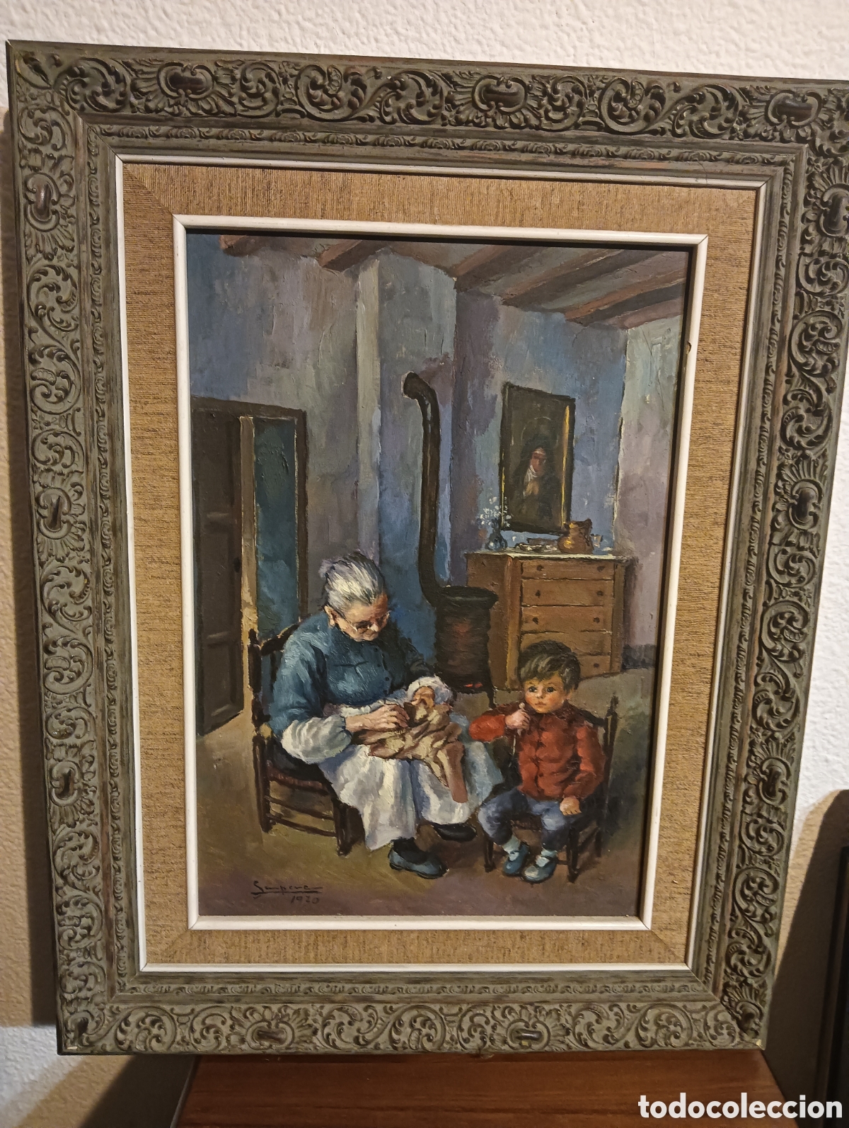 Arte: Oleo/tablilla rafael sempere - Foto 1