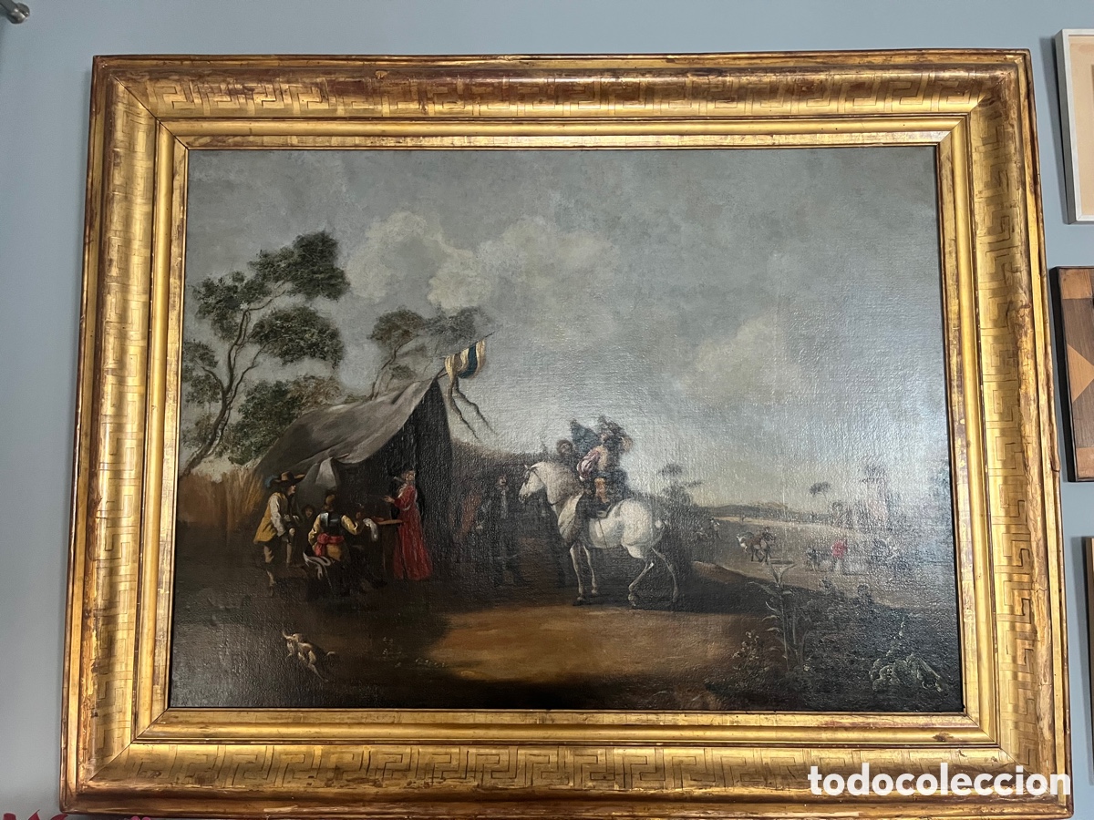 Arte: Cuadro SXVIII escena campestre - Foto 2