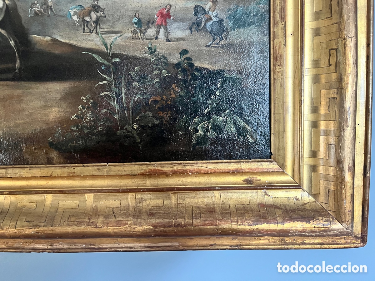 Arte: Cuadro SXVIII escena campestre - Foto 4