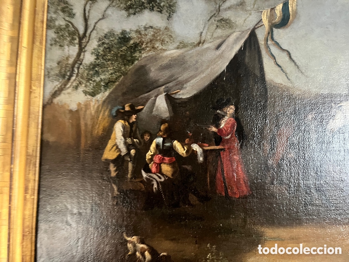 Arte: Cuadro SXVIII escena campestre - Foto 6