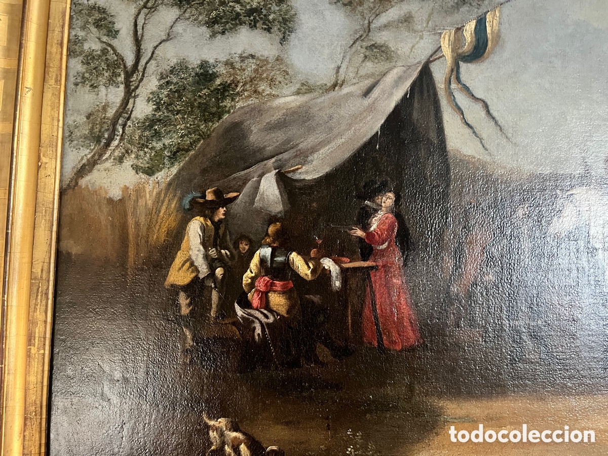 Arte: Cuadro SXVIII escena campestre - Foto 8