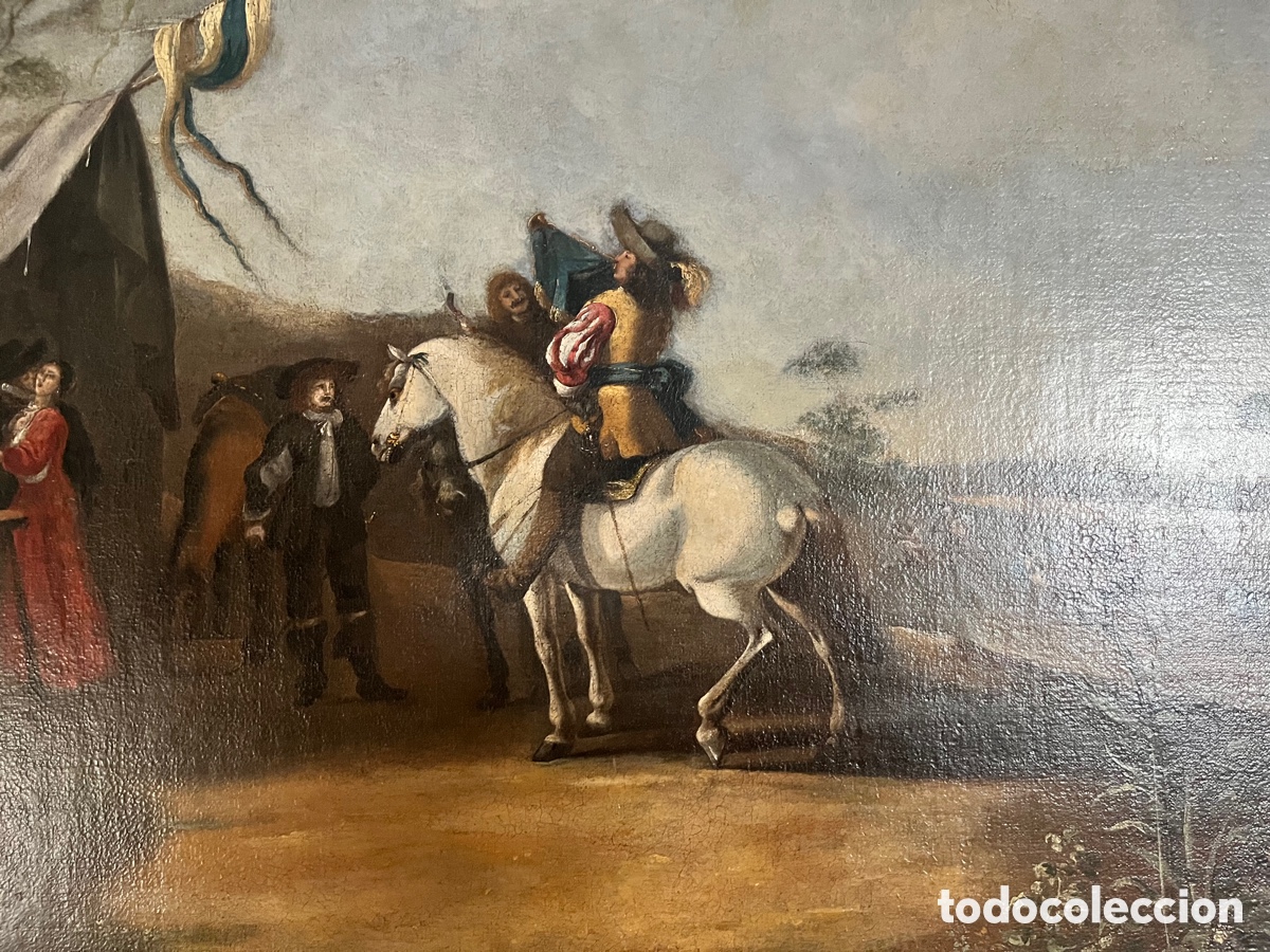 Arte: Cuadro SXVIII escena campestre - Foto 9