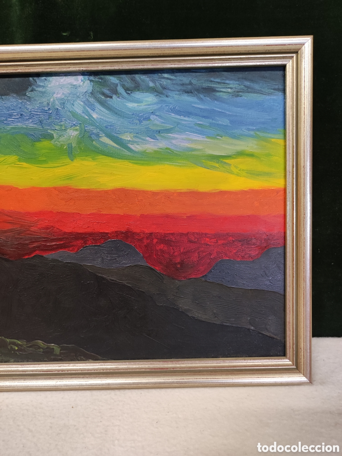 Arte: Paisaje &oacute;leo sobre lienzo - Foto 3