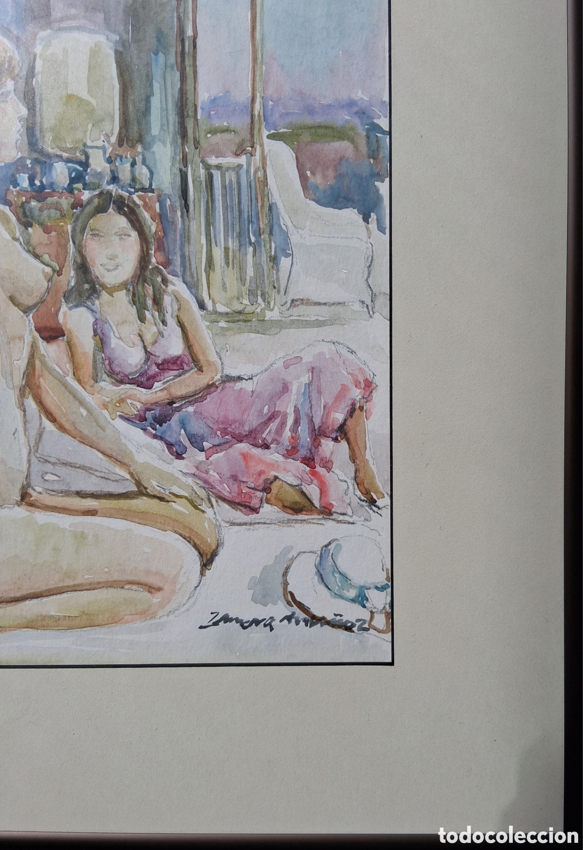 Arte: Zamora Mu&ntilde;oz - &rdquo;Mujeres tomando el sol&rdquo; - Foto 2