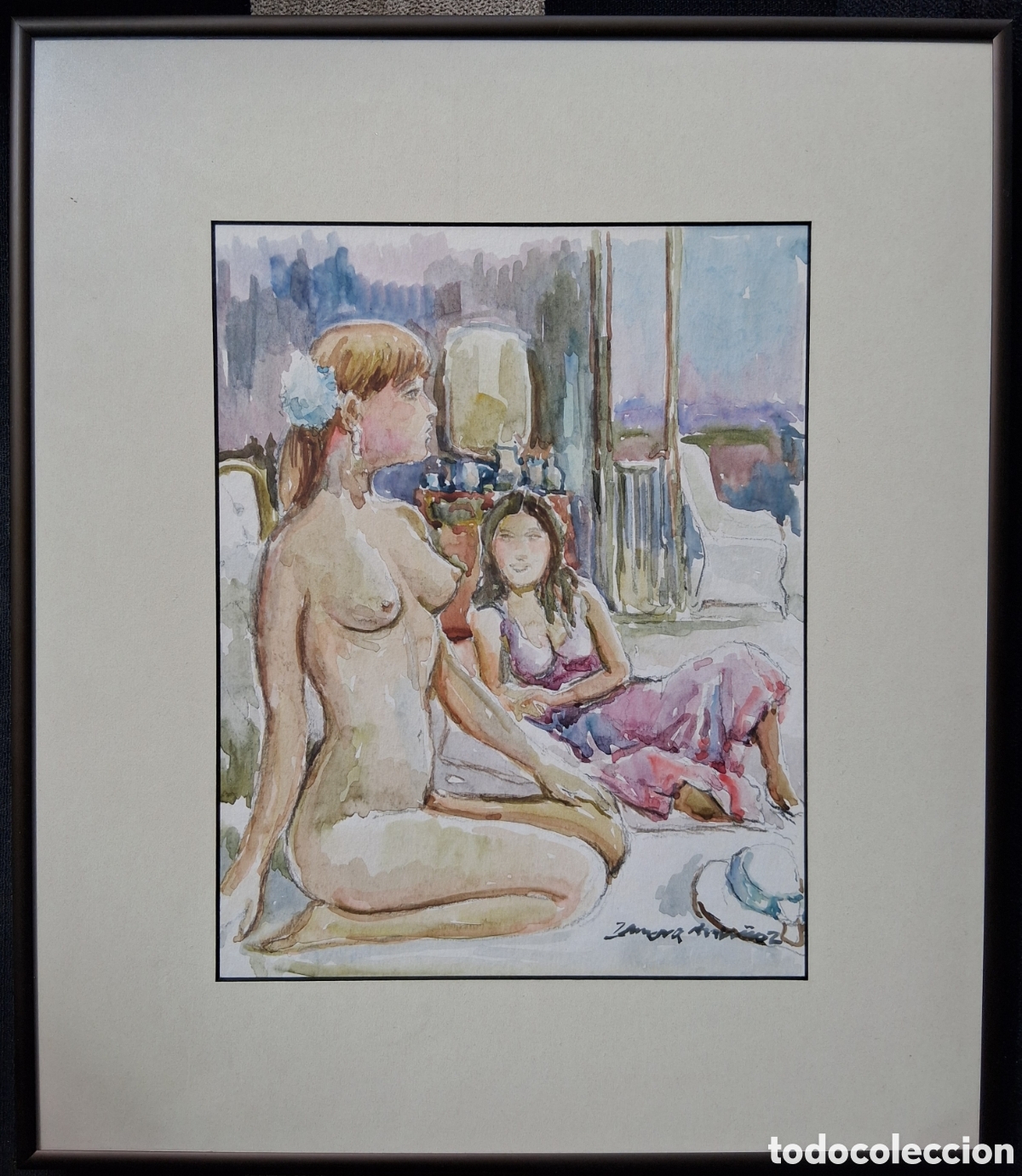 Arte: Zamora Mu&ntilde;oz - &rdquo;Mujeres tomando el sol&rdquo; - Foto 1