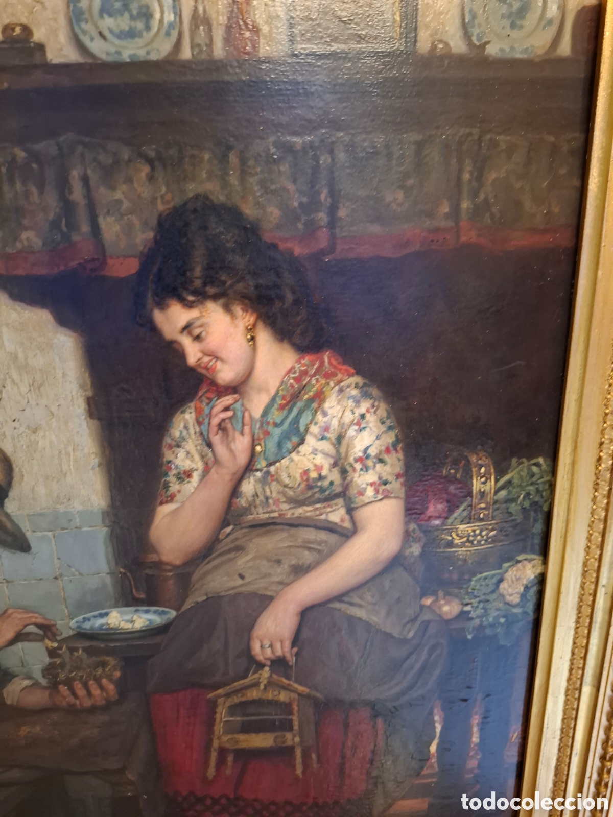 Arte: Adrien Jean Madiol &oacute;leo sobre tabla - Foto 4