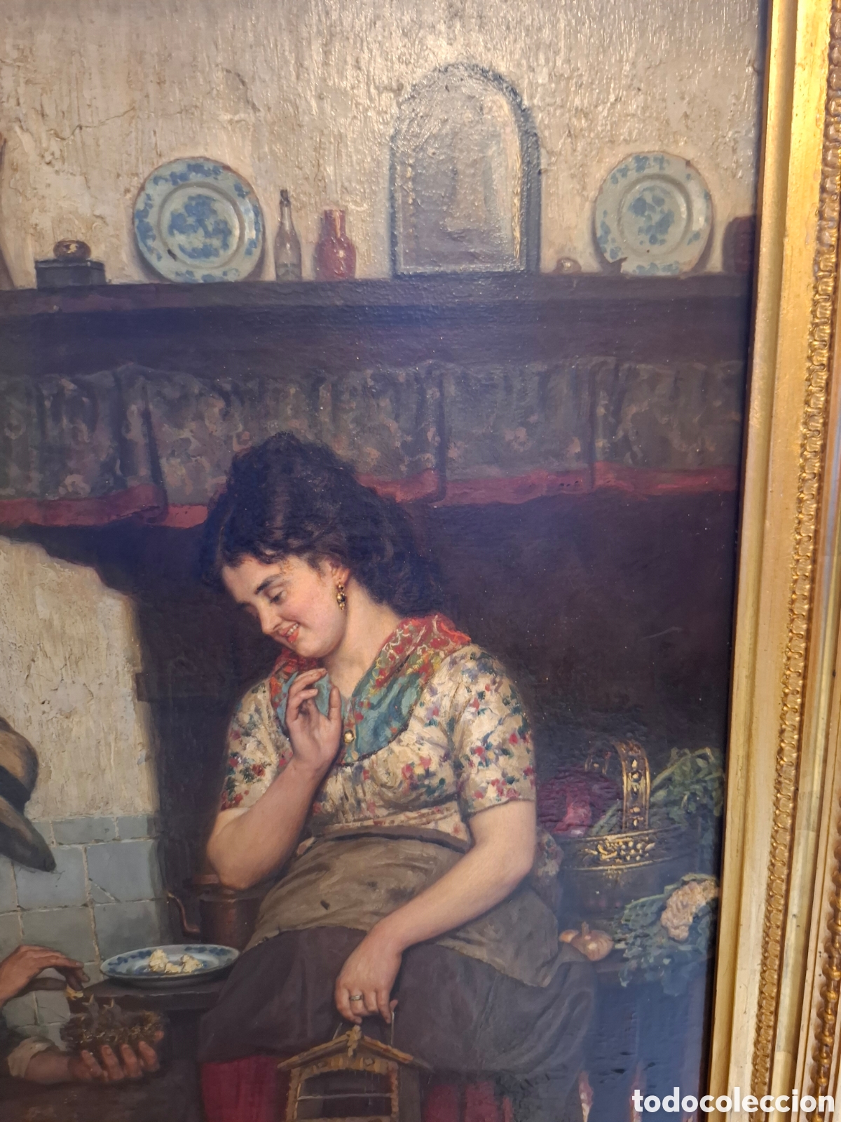 Arte: Adrien Jean Madiol &oacute;leo sobre tabla - Foto 5