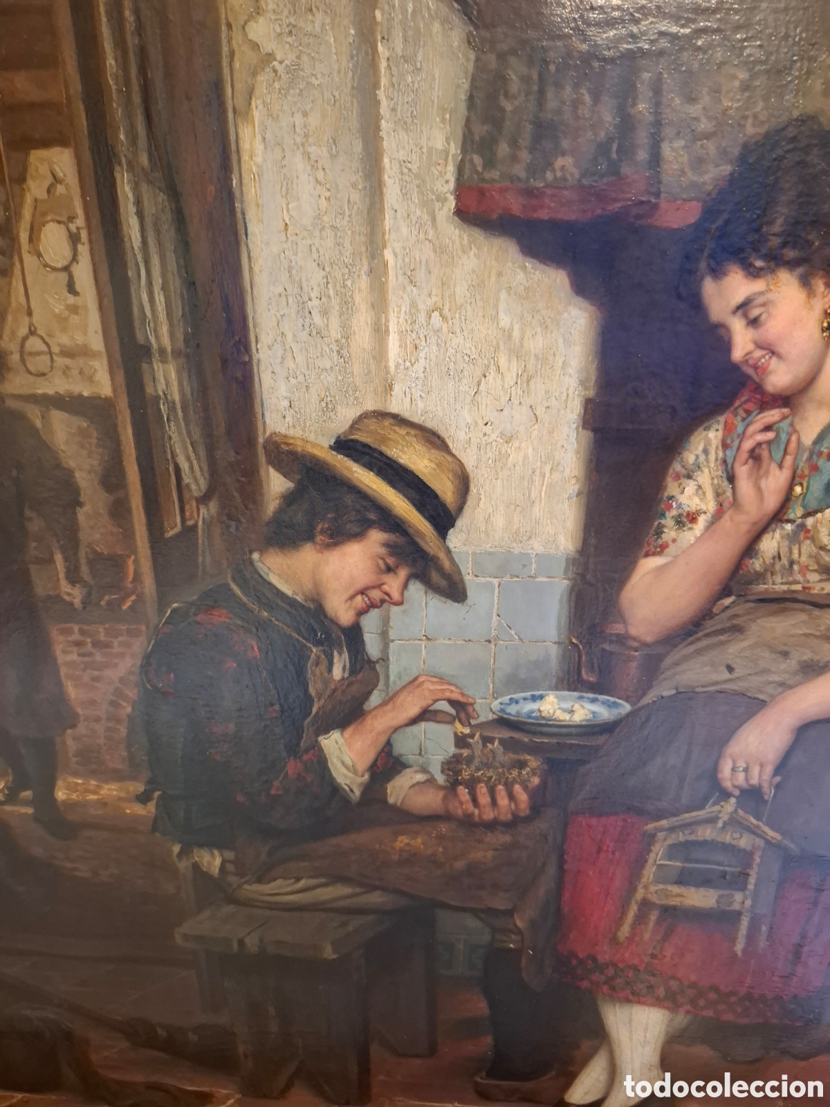 Arte: Adrien Jean Madiol &oacute;leo sobre tabla - Foto 6